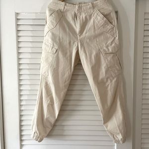 Rag & Bone Cotton  Ecru Field Jogger  size 28 NWT